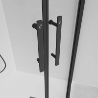 Душевой угол раздвижной E2-B-12080-01-C9 1200х800x1950 Цвет профиля Чёрный
матовый Стекло  Прозрачное Veconi