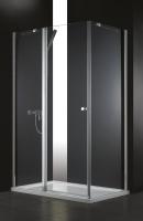 Душевой уголок, квадратный.  ELENA-W-AH-1-100/90-C-Cr 1000x900x1950 Cezares