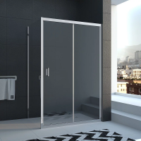 Душевой угол раздвижной прямоугольный RV040-15090-01-C1 1500х900х1850 Цвет профиля Хром Стекло Прозрачное Veconi
