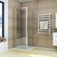 Душевой угол раздвижной прямоугольный RV026-90100-01-C8 900х1000х1950 Цвет профиля Хром Стекло Прозрачное Veconi