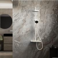 Душевая стойка 3-х функциональная термостатическая с изливом цвет белый VSFS-3I12TW VINCEA