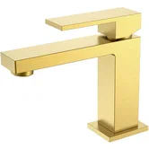 Cмеситель для умывальника Qubic Shinny Gold 471-G Boheme