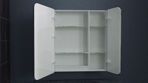 Зеркало-шкаф с подсветкой, левый ART&MAX VERONA AM-Ver-800-800-2D-L-DS-F ART&MAX