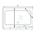 Душевой уголок RGW TO-48B (TO-18B + Z-18B) прямоугольный  130* 90*195 41074839-14 профиль Чёрный стекло Прозрачное 6 мм RGW