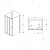 Душевой уголок RGW PA-73 (PA-13 + Z-050-2) прямоугольный  100* 70*195 060873107-011 профиль Хром стекло Прозрачное 5 мм RGW