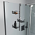 Полка для душевого ограждения графит брашинг 650x120x327 MD-GR-C9 Veconi